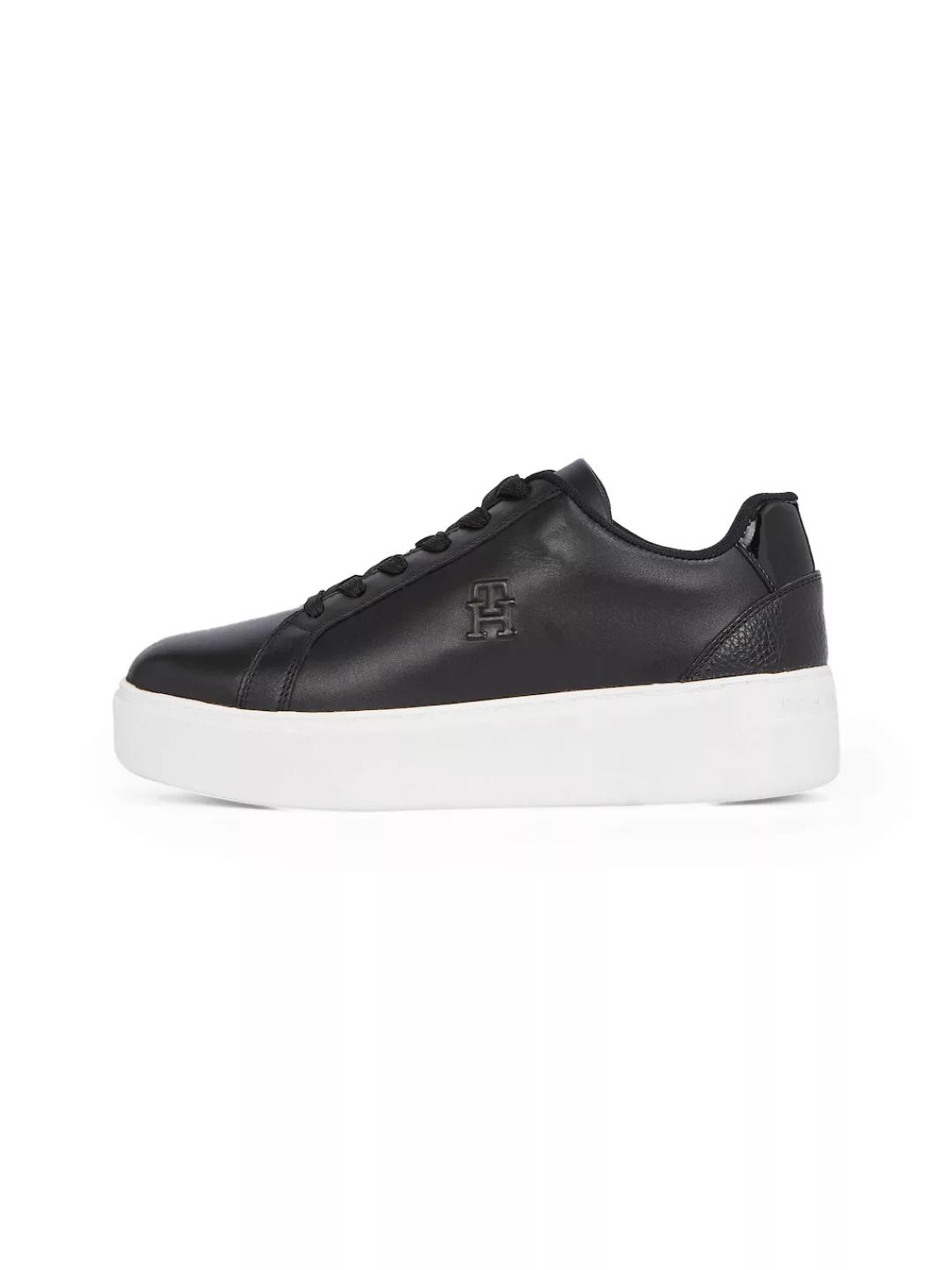 Tommy Hilfiger Plateausneaker "TH PLATFORM COURT SNEAKER", Freizeitschuh, H günstig online kaufen