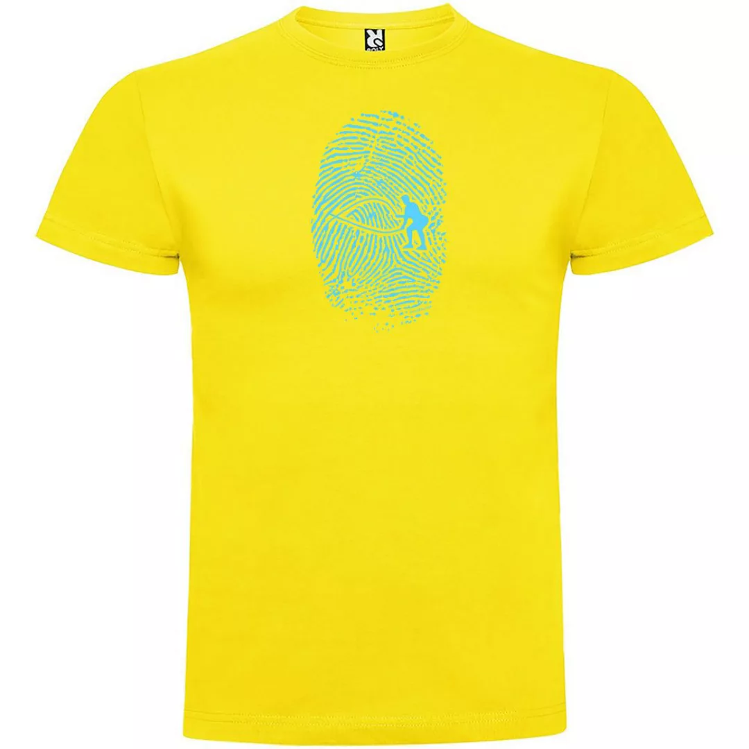 Kruskis Crossfit Fingerprint Kurzärmeliges T-shirt XL Yellow günstig online kaufen