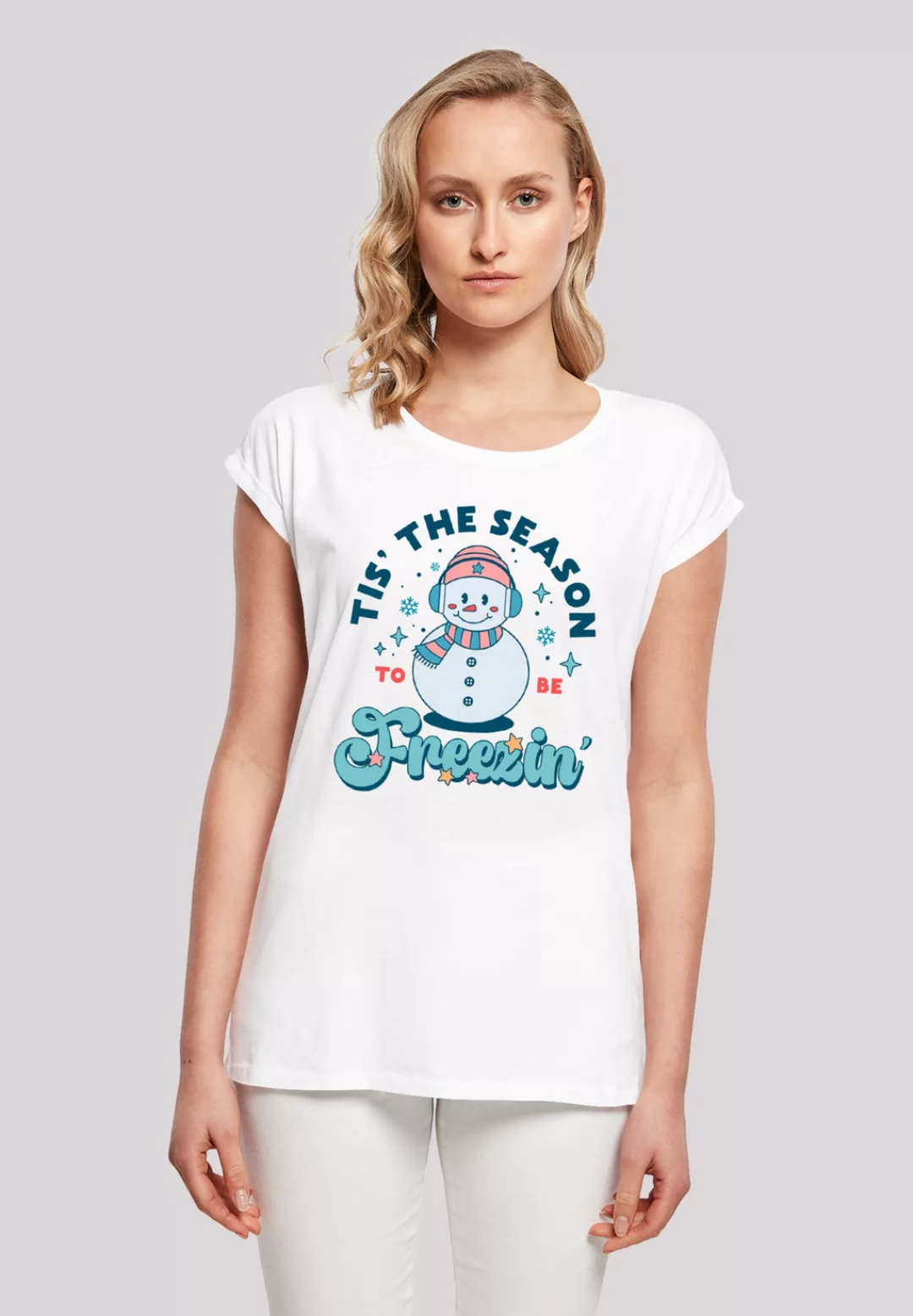 F4NT4STIC T-Shirt "Tis The Season to Be Freezin Winter", Premium Qualität günstig online kaufen