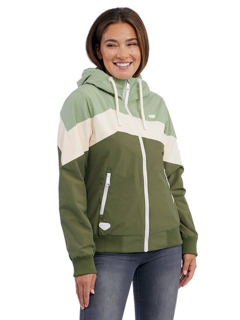 Ragwear Outdoorjacke Damen Nuggie Block olive günstig online kaufen