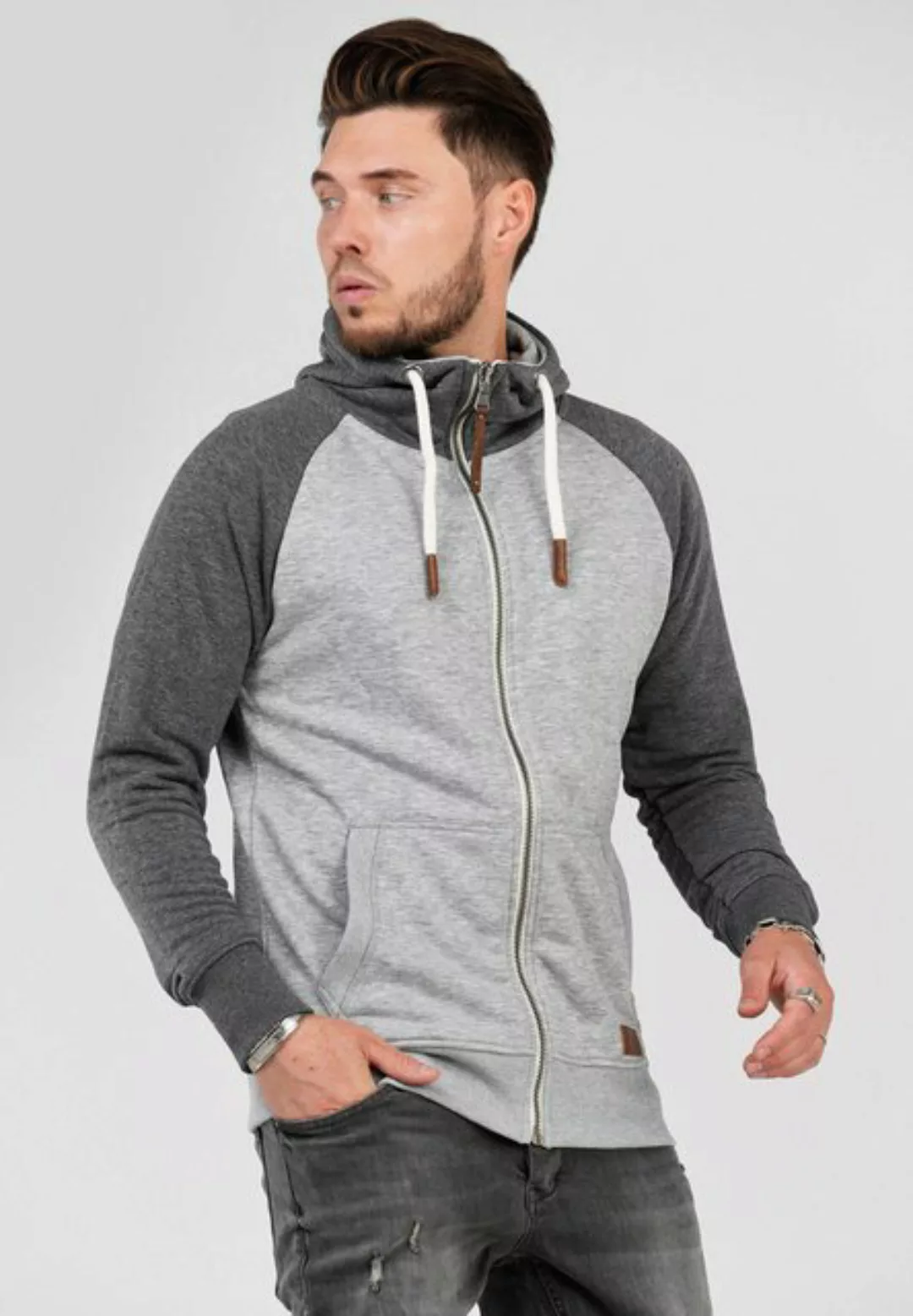 behype Sweatjacke "HENRAY", mit erhöhtem Kragen günstig online kaufen