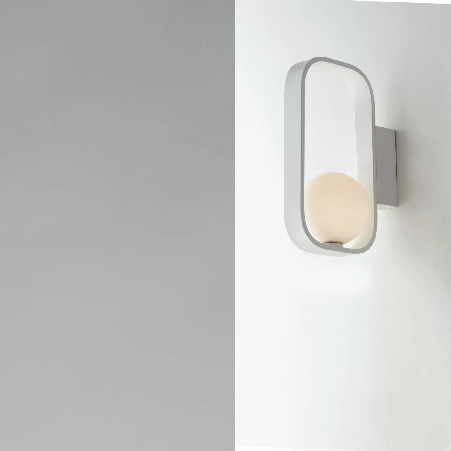 Luce Design Wandleuchte Roxy 1-flammig Weiß 15 cm x 10 cm x 24 cm günstig online kaufen