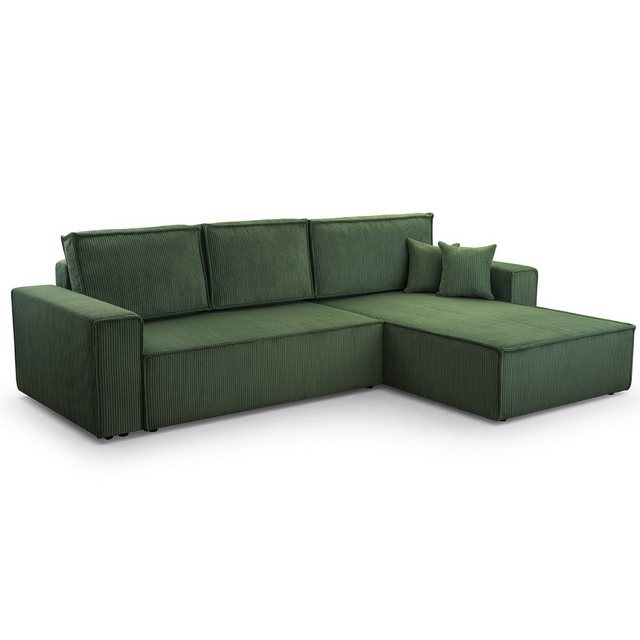 M-Punkt24 Ecksofa Wohnlandschaft Genua XL Größe, Farbe Anthrazit, Grau, Bei günstig online kaufen