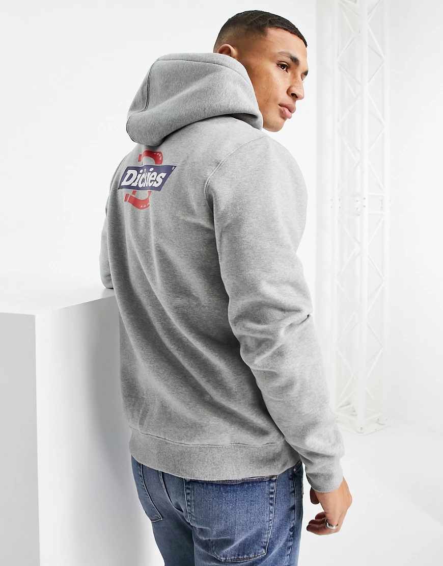 Dickies – Ruston – Kapuzenpullover in Grau günstig online kaufen