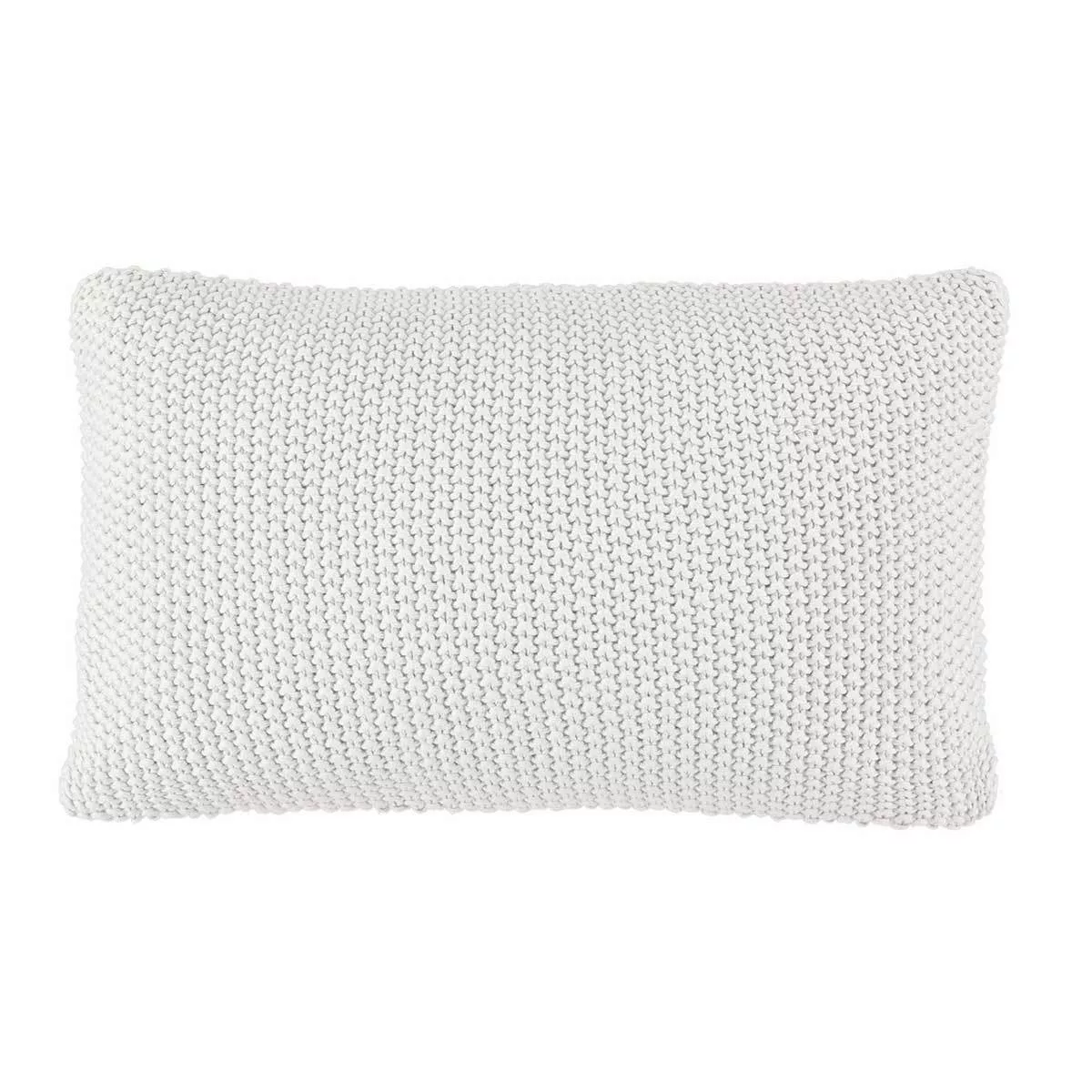 Marc O Polo Strick Dekokissen Plaid Nordic Knit off white günstig online kaufen