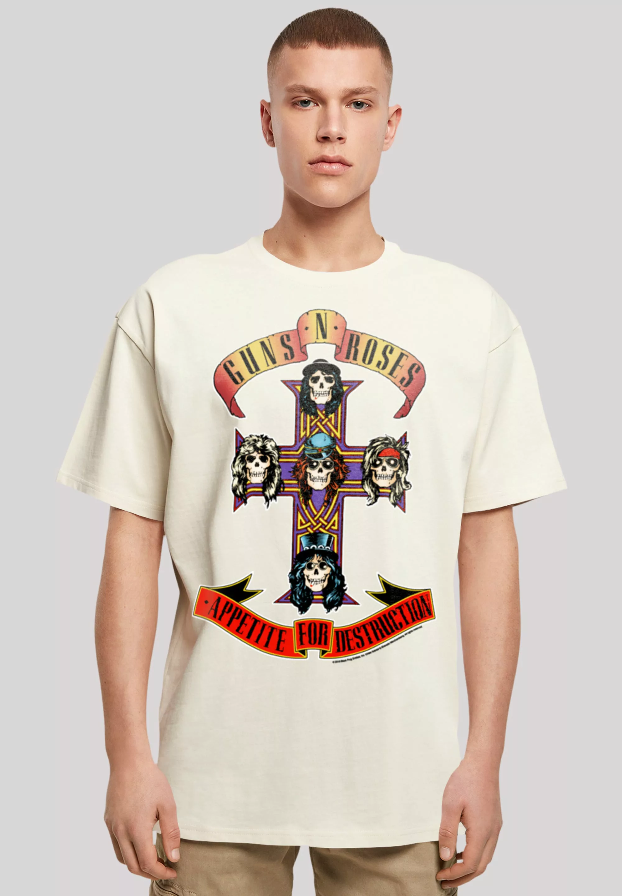 F4NT4STIC T-Shirt "Guns n Roses Appetite For Destruction", Premium Qualität günstig online kaufen