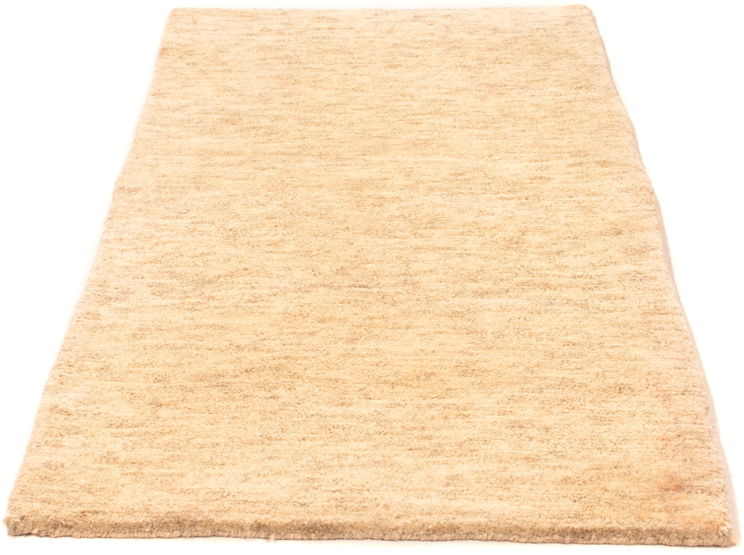 morgenland Wollteppich »Nepal - 140 x 70 cm - beige«, rechteckig, 18 mm Höh günstig online kaufen