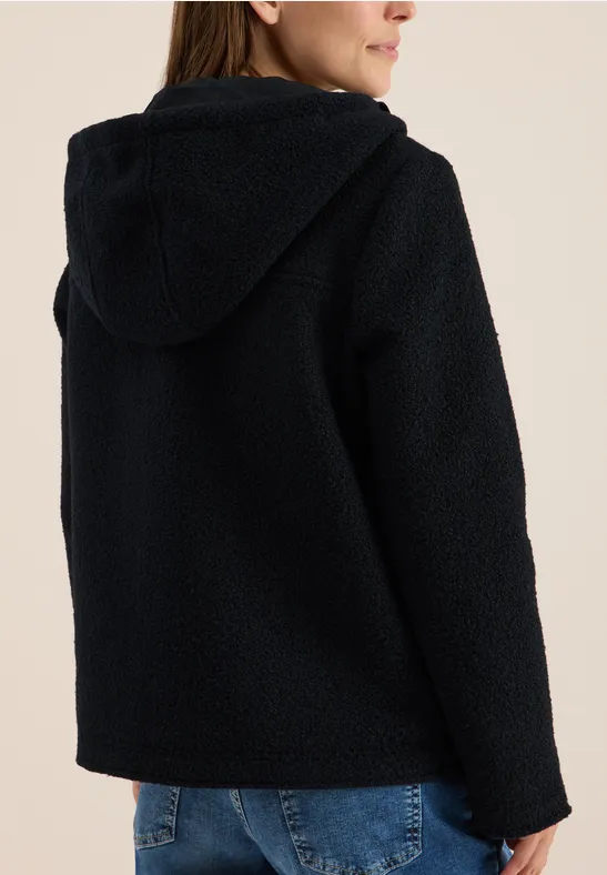 Kurze Wolloptik-Jacke günstig online kaufen