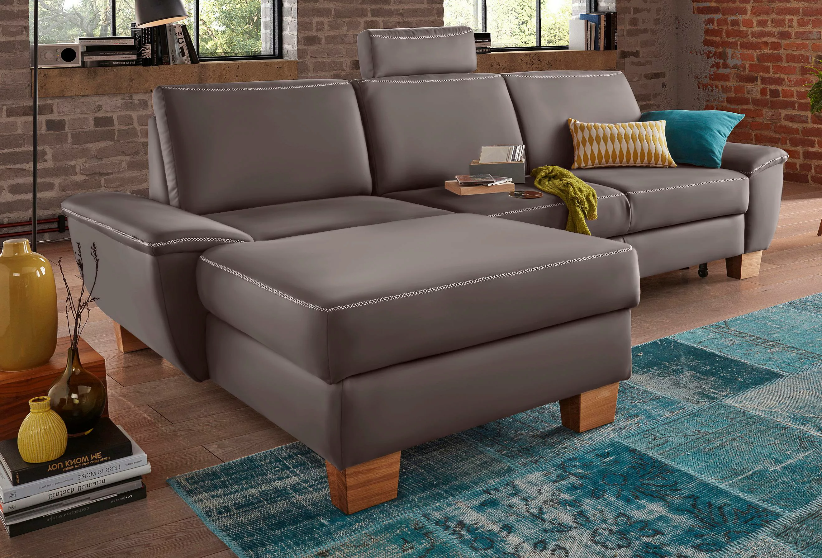 exxpo - sofa fashion Ecksofa "Croma, L-Form", wahlweise mit Bettfunktion günstig online kaufen