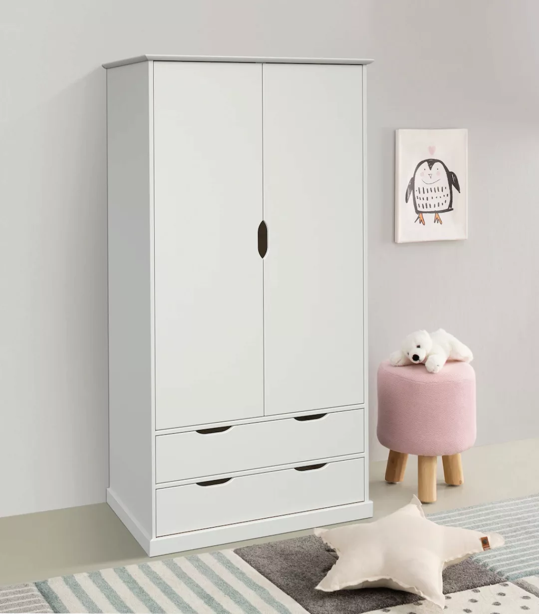 Home affaire Kleiderschrank ""KERO " ideal für das Kinderzimmer,90x180cm" günstig online kaufen