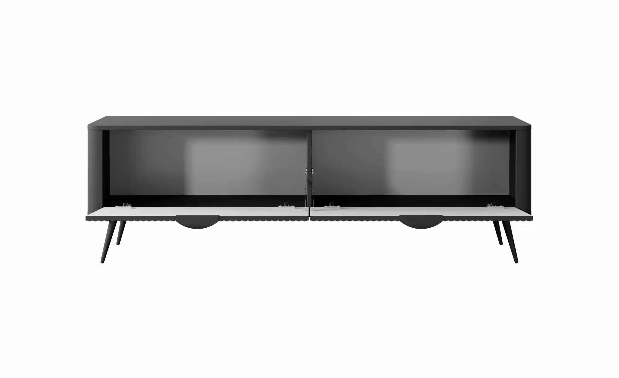Lowboard  Lante ¦ schwarz ¦ Maße (cm): B: 163 H: 51 Kommoden & Sideboards > günstig online kaufen