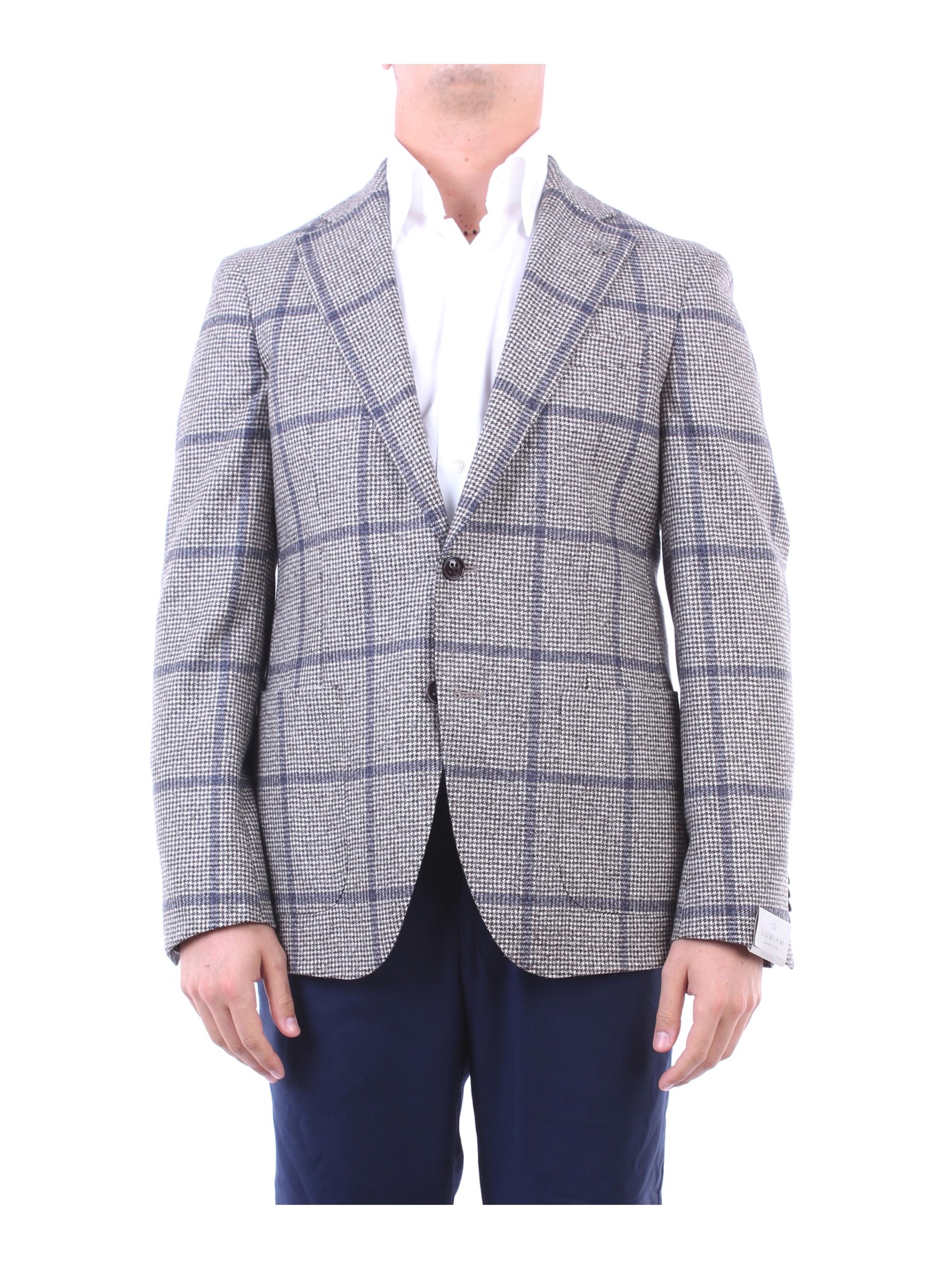 LUBIAM Blazer Herren Braune und blaue Creme günstig online kaufen