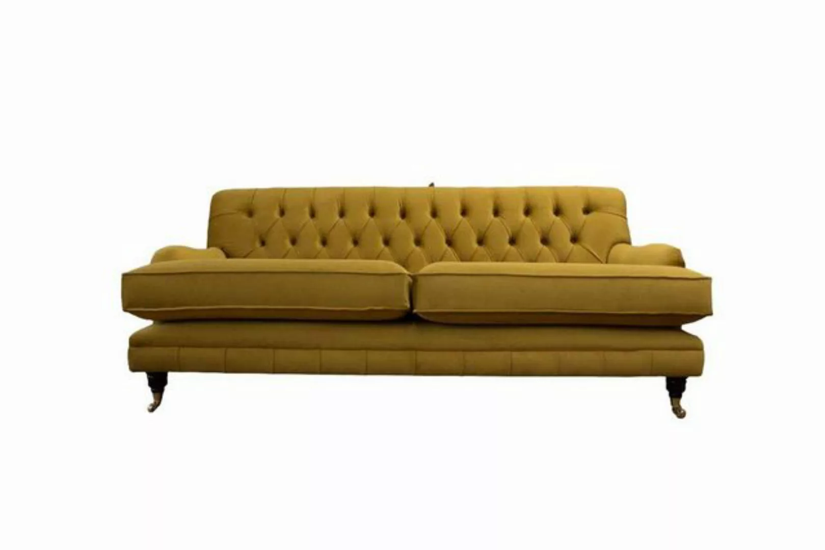 JVmoebel Sofa, Chesterfield Sofa 3 Sitzer Polster Textil Stoff Couchen Eleg günstig online kaufen