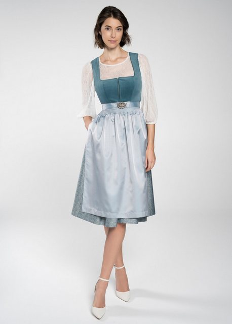 Spieth & Wensky Dirndl Dirndl "Fee" (1-tlg) mit dekorativer Metallschließe günstig online kaufen