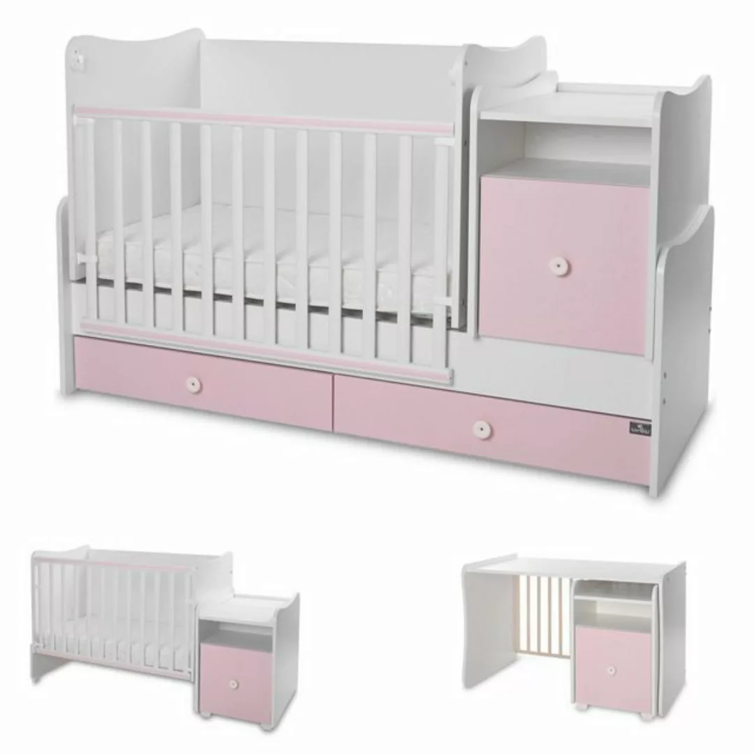 Lorelli Komplettbett Babybett Trend Plus NEW 4 in 1, Schaukelfunktion Jugen günstig online kaufen