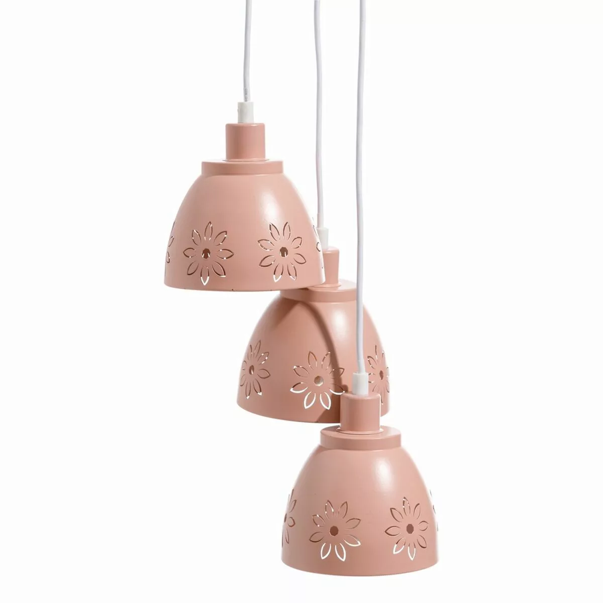 Deckenlampe 20 X 20 X 95 Cm Rosa Metall günstig online kaufen