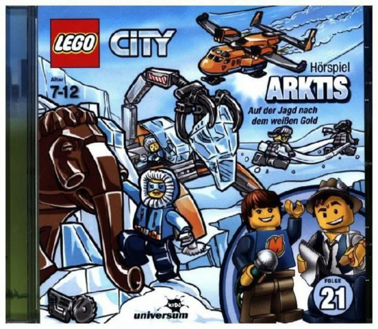 Leonine Hörspiel-CD Lego City 21 Arktis - Auf der Jagd nach dem weißen Gold günstig online kaufen