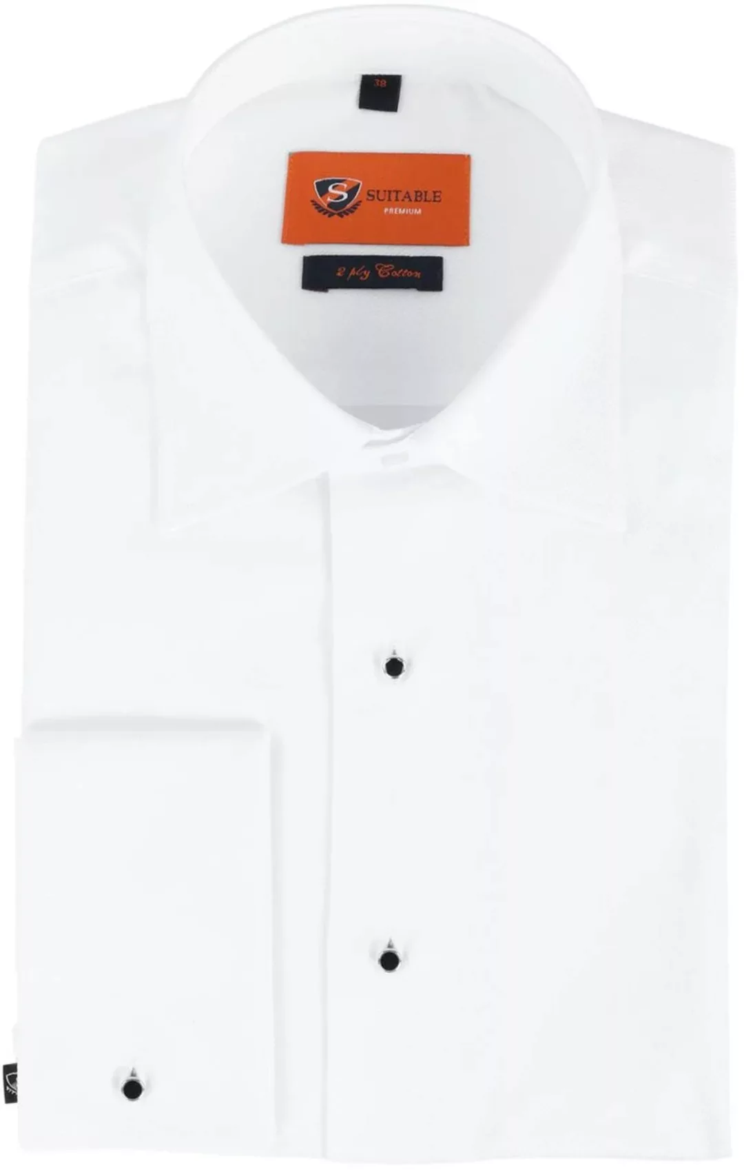 Suitable Weißes Smoking Hemd - Größe 38 günstig online kaufen
