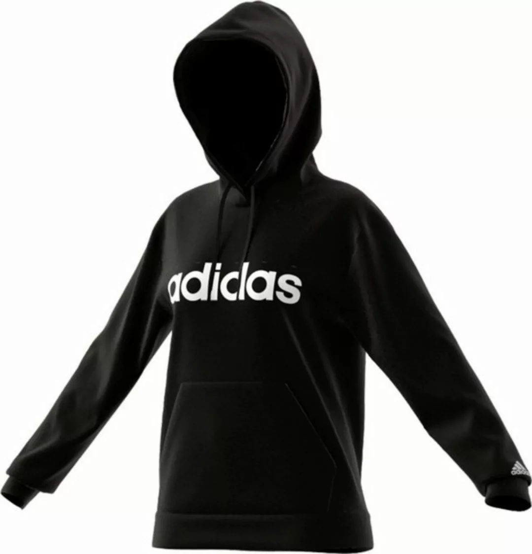 adidas Sportswear Trainingskapuzenpullover W LIN FT HD BLACK/WHITE günstig online kaufen