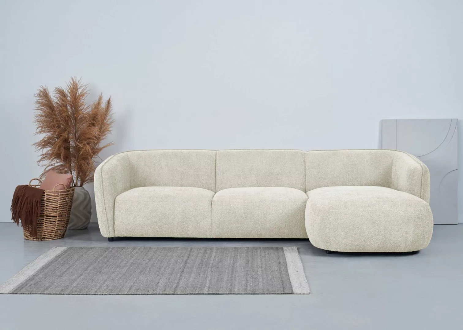 andas Ecksofa "Ostrup", schlichtes modernes Design, in verschiedenen Farben günstig online kaufen