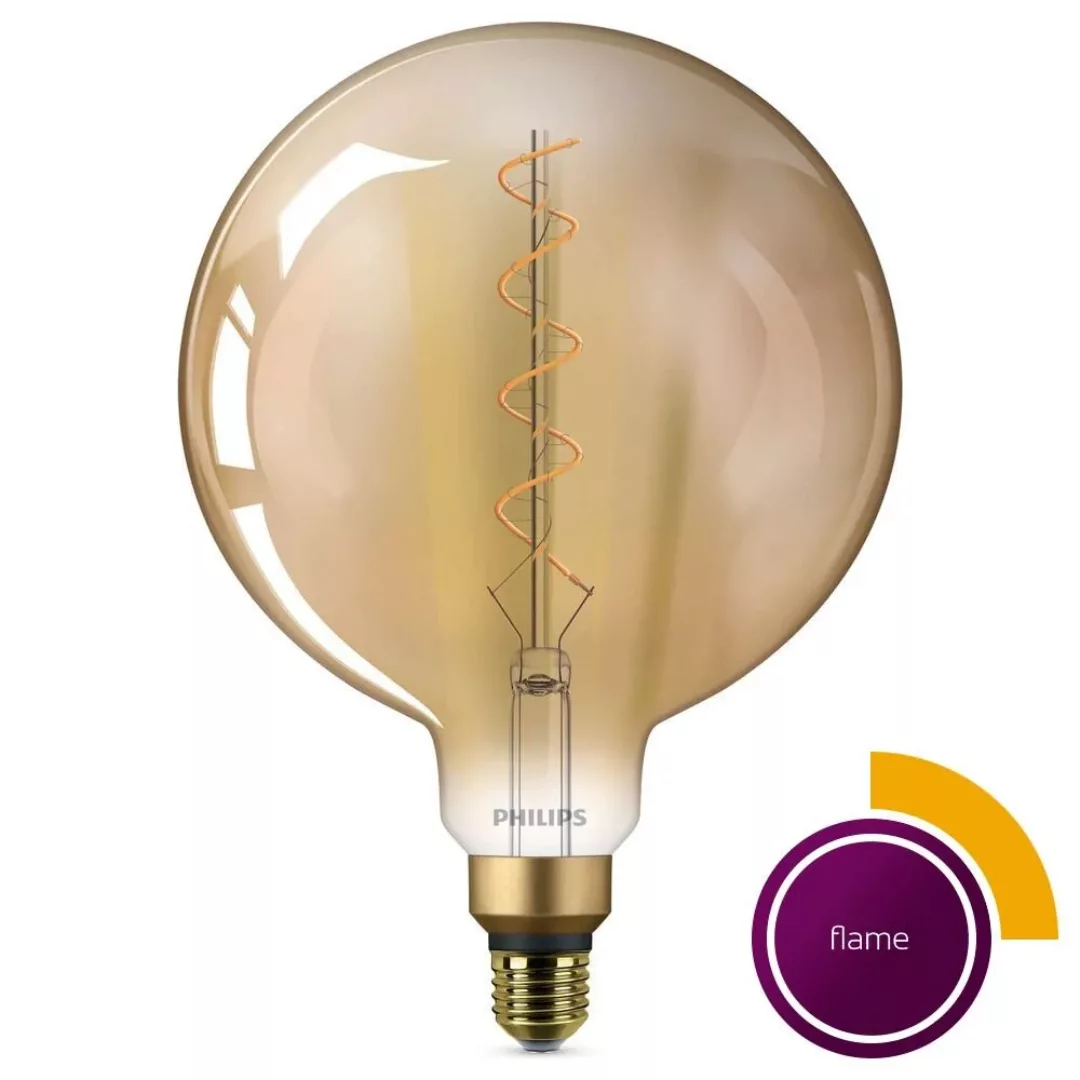 Philips LED Lampe ersetzt 25W, E27 Globe G200, klar -Giant Vintage, goldwei günstig online kaufen