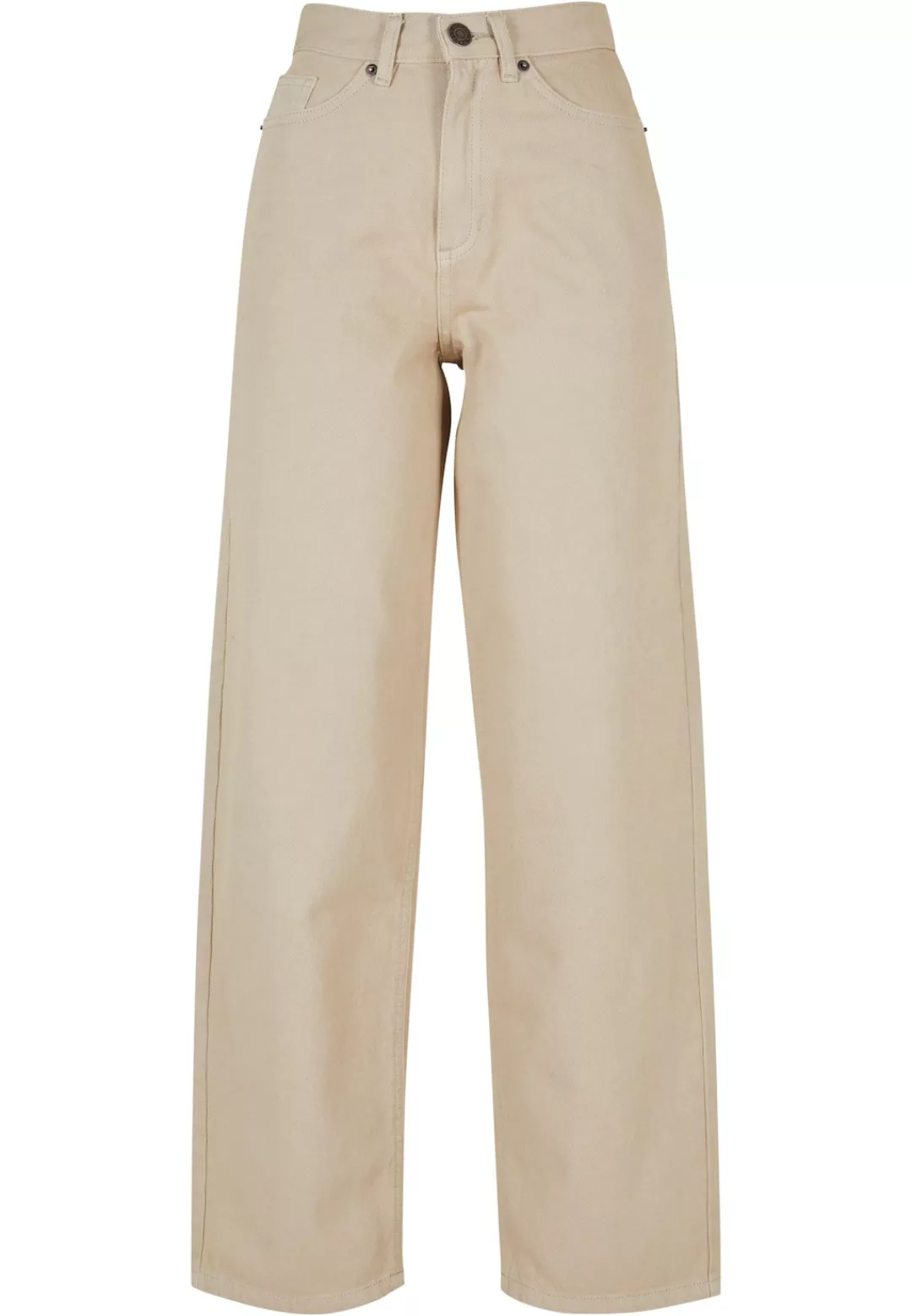 URBAN CLASSICS Bequeme Jeans "Damen Ladies High Waist 90´S Wide Leg Denim P günstig online kaufen