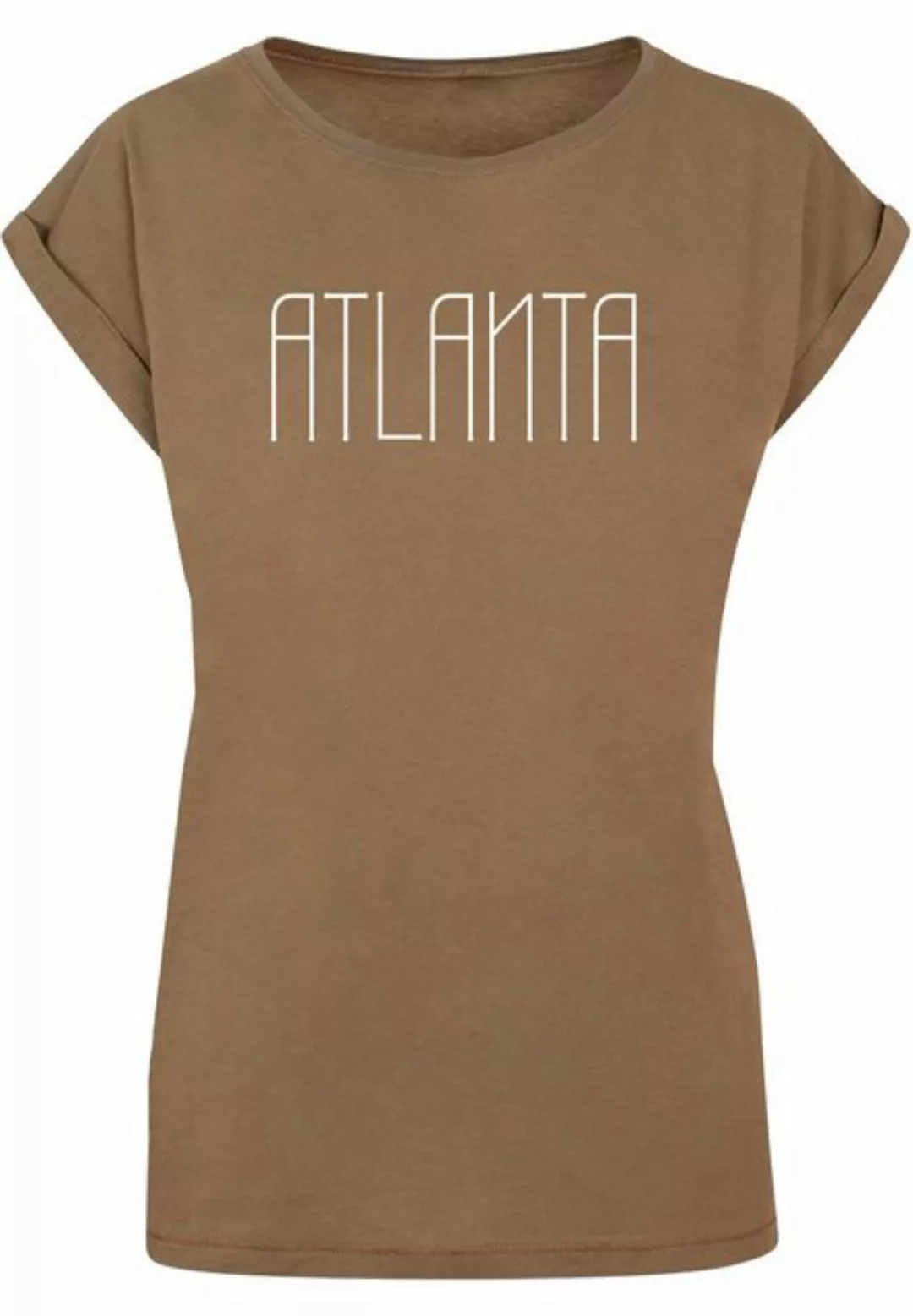 Merchcode T-Shirt Merchcode Damen Ladies Atlanta X Extended Shoulder Tee (1 günstig online kaufen