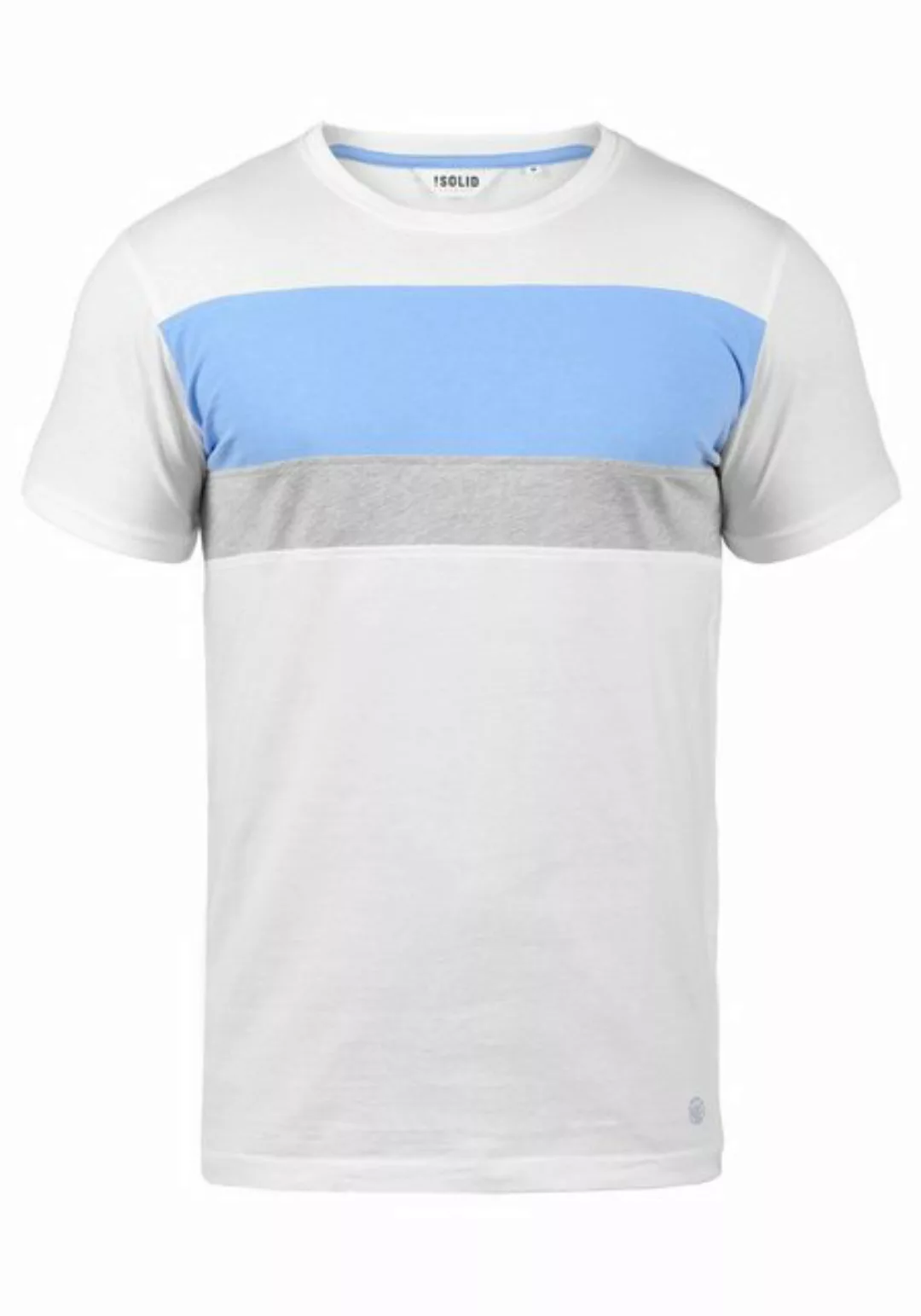 !Solid Rundhalsshirt SDSascha T-Shirt in Tricolor Streifenoptik günstig online kaufen