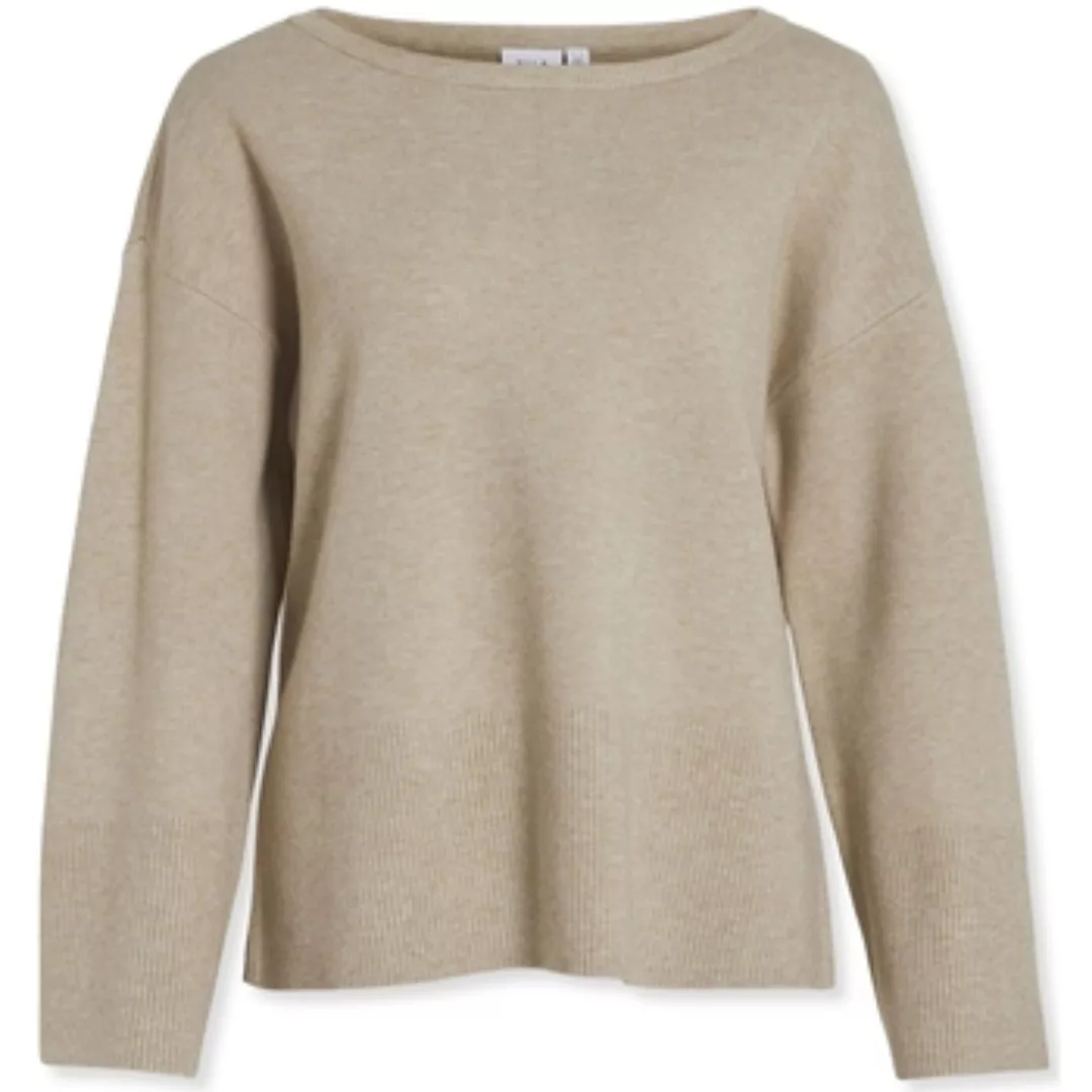 Vila  Pullover Cassie Boatneck Knit L/S - Natural Melange günstig online kaufen