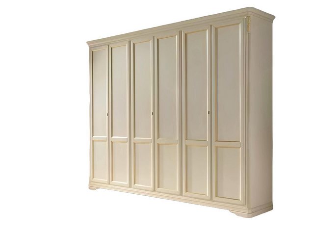 Xlmoebel Kleiderschrank Beige Luxus Kleiderschrank - Italienisches Schlafzi günstig online kaufen