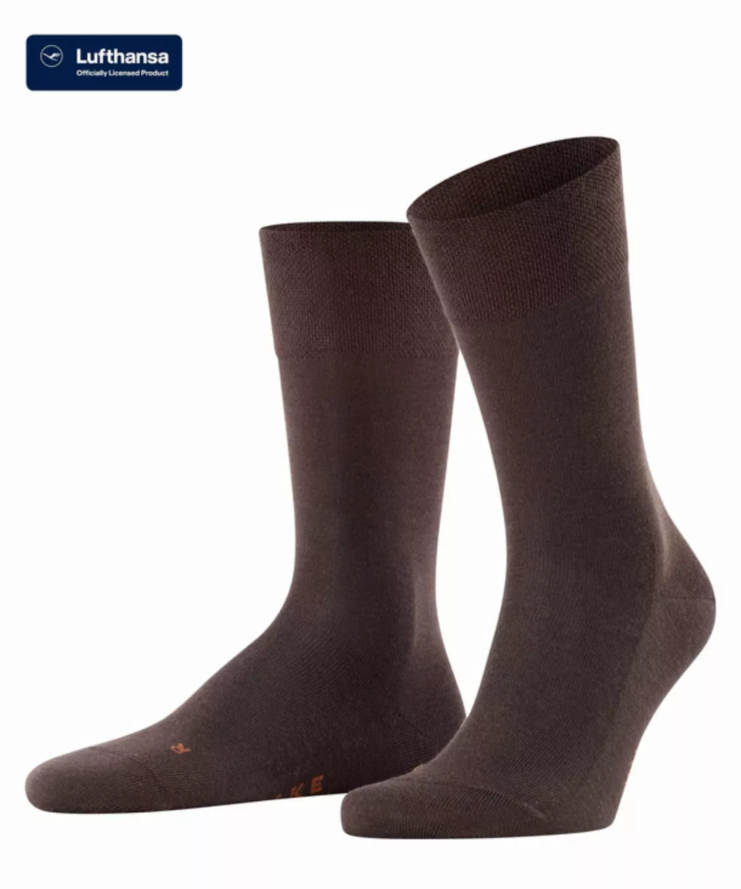 FALKE Sensitive Intercontinental Herren Socken, 47-50, Braun, Uni, 13240-59 günstig online kaufen