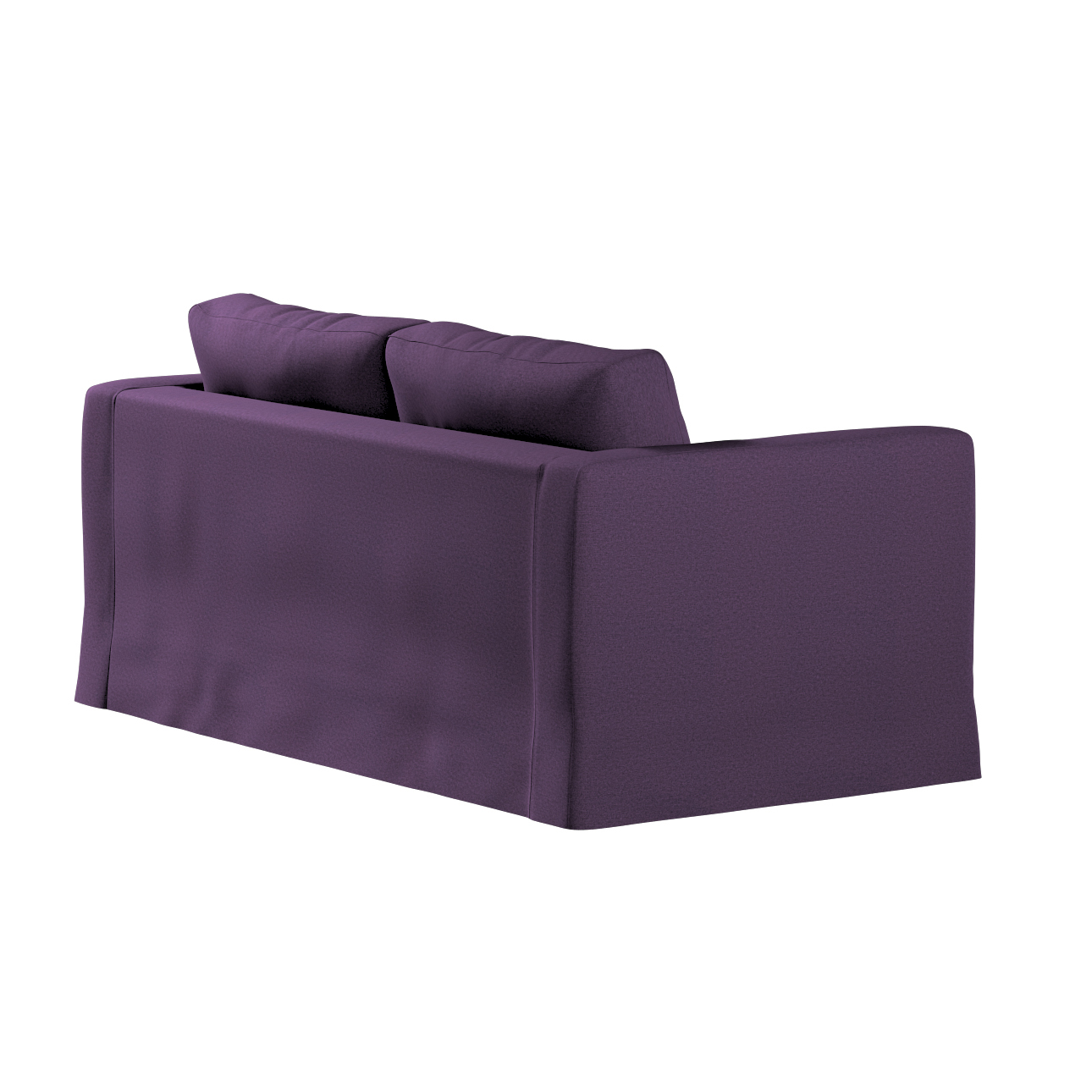 Bezug für Karlstad 2-Sitzer Sofa nicht ausklappbar, lang, violett, Sofahuss günstig online kaufen