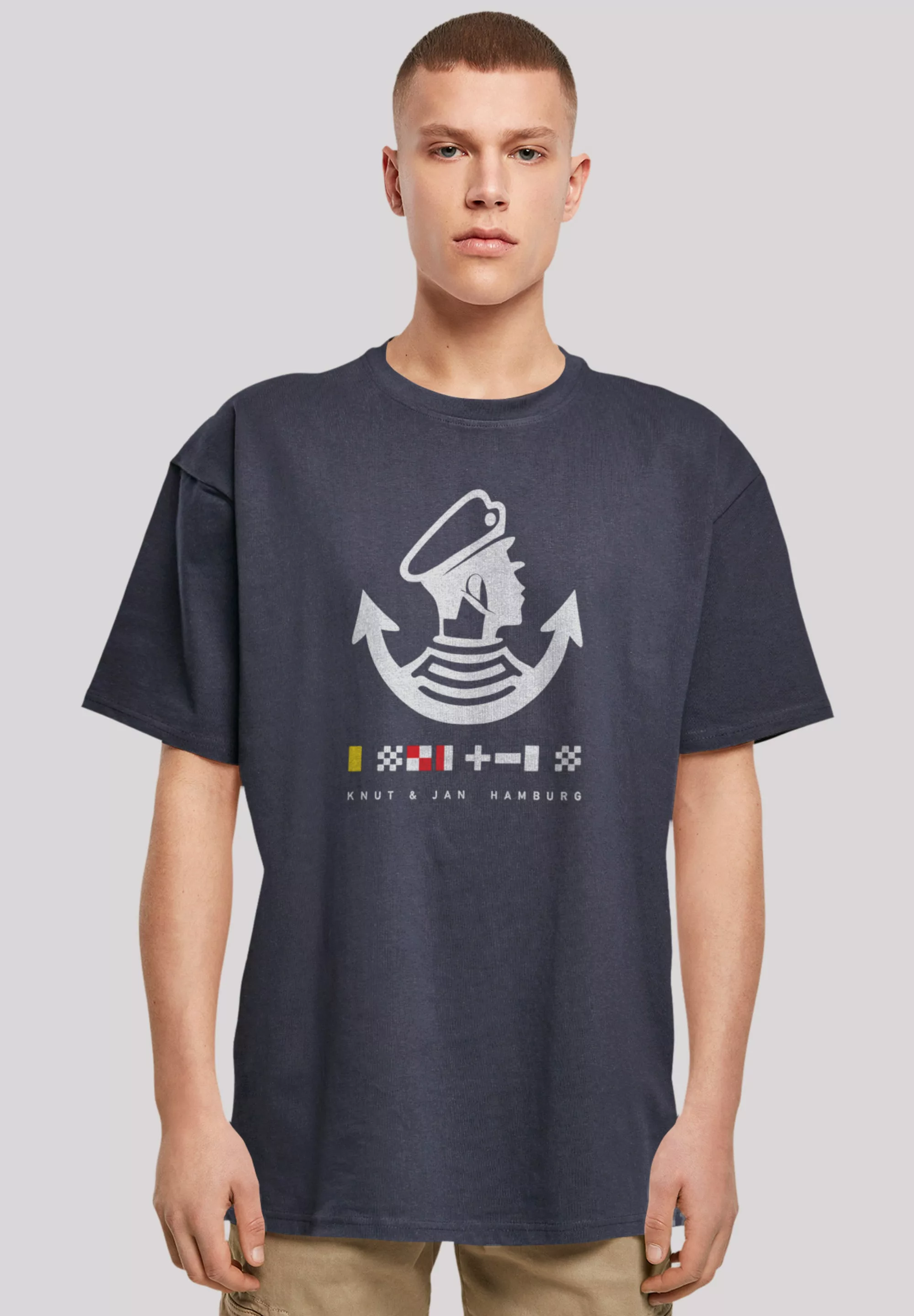 F4NT4STIC T-Shirt "Knut & Jan Hamburg Logo" günstig online kaufen