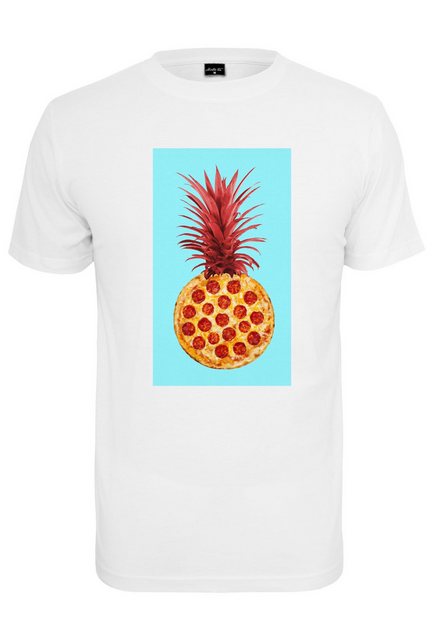 MisterTee T-Shirt "MisterTee Herren Pizza Pineapple Tee" günstig online kaufen