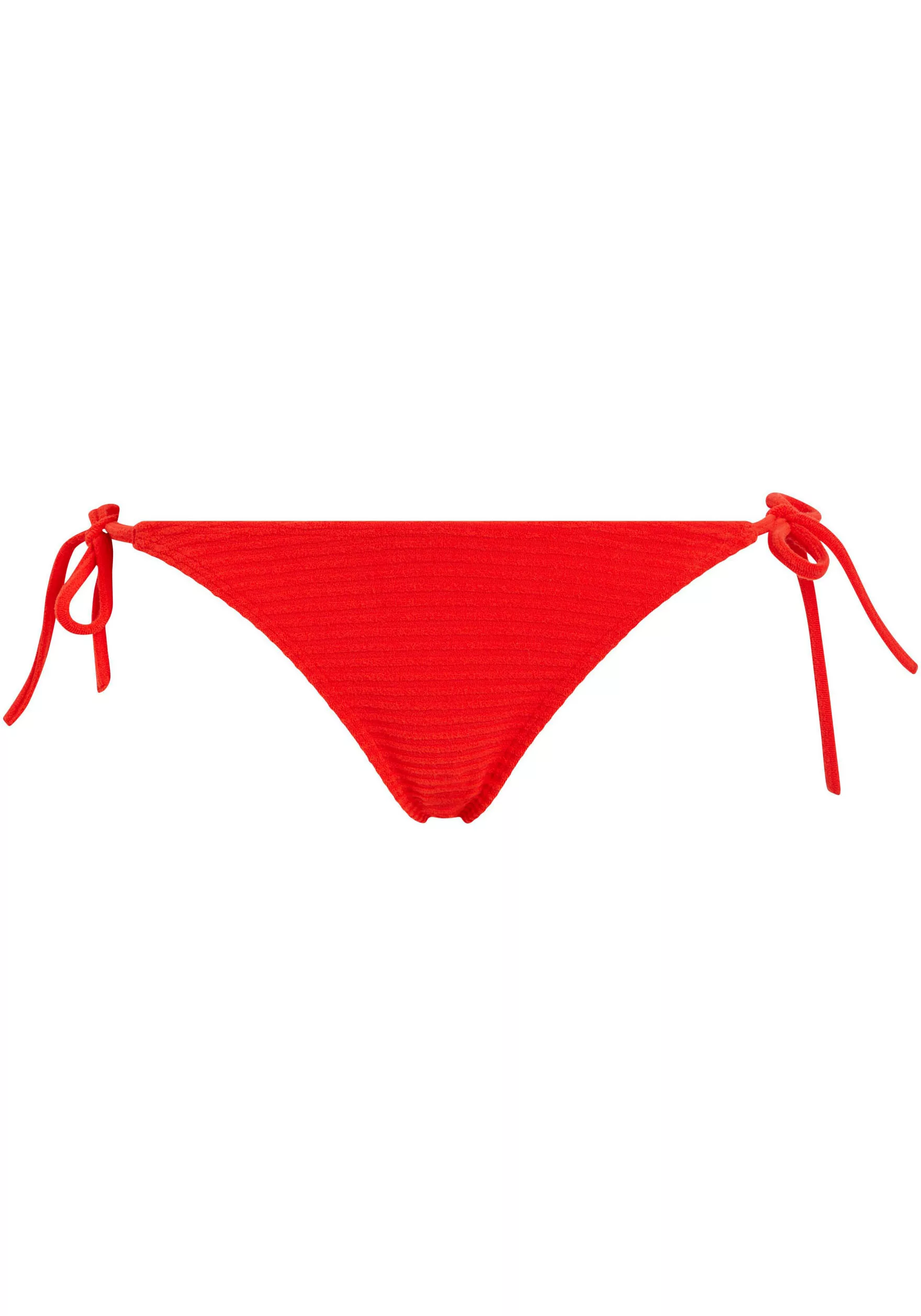 Calvin Klein Swimwear Bikini-Hose "STRING SIDE TIE BIKINI", mit gerippter S günstig online kaufen