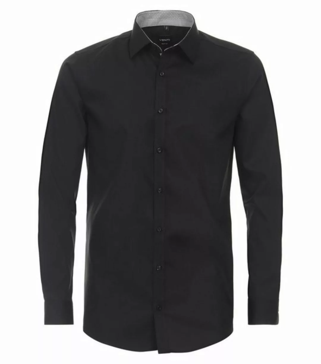 VENTI Blusenshirt Kent Body Fit, 800 schwarz günstig online kaufen