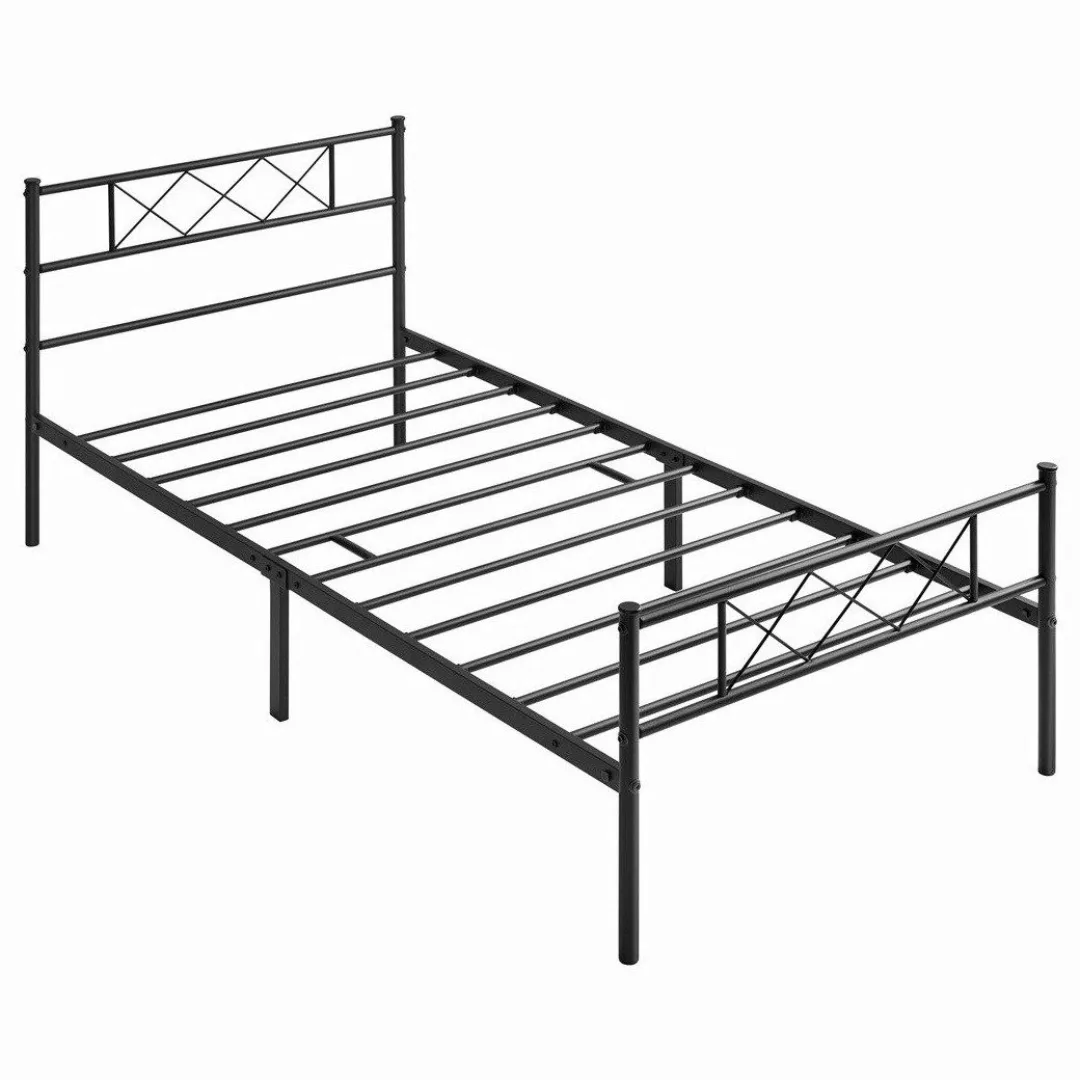 Yaheetech Bettgestell Metallbett mit Lattenrost, mit günstig online kaufen