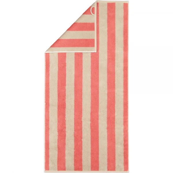 Cawö Handtücher Gallery Stripes 6212 - Farbe: koralle - 32 - Handtuch 50x10 günstig online kaufen