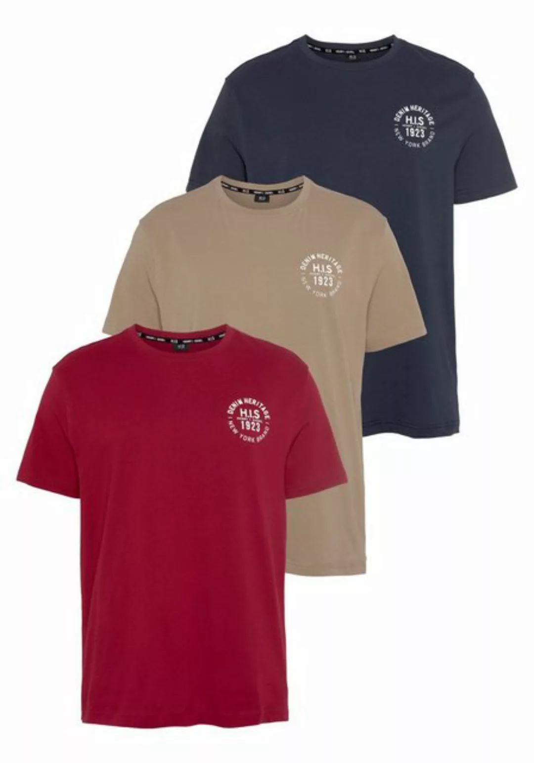 H.I.S T-Shirt (Packung, 3-tlg., 3er-Pack) günstig online kaufen