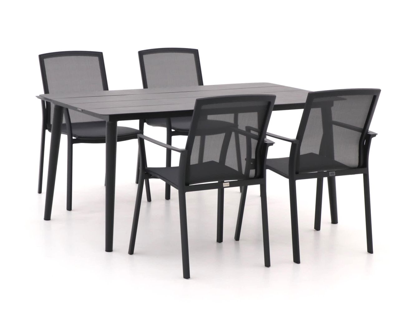 Bellagio Dranera/Sora 160 cm Gartenmöbel-Set 5-teilig stapelbar günstig online kaufen