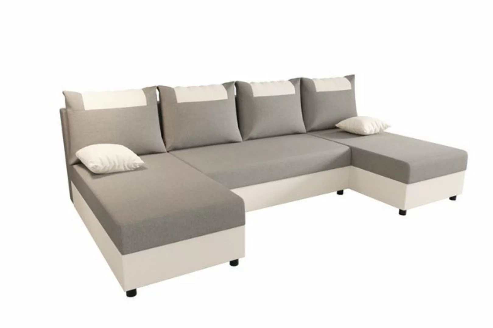 ALTDECOR Wohnlandschaft STARI-U, Couch mit Schlaffunktion, Wohnzimmer - Woh günstig online kaufen