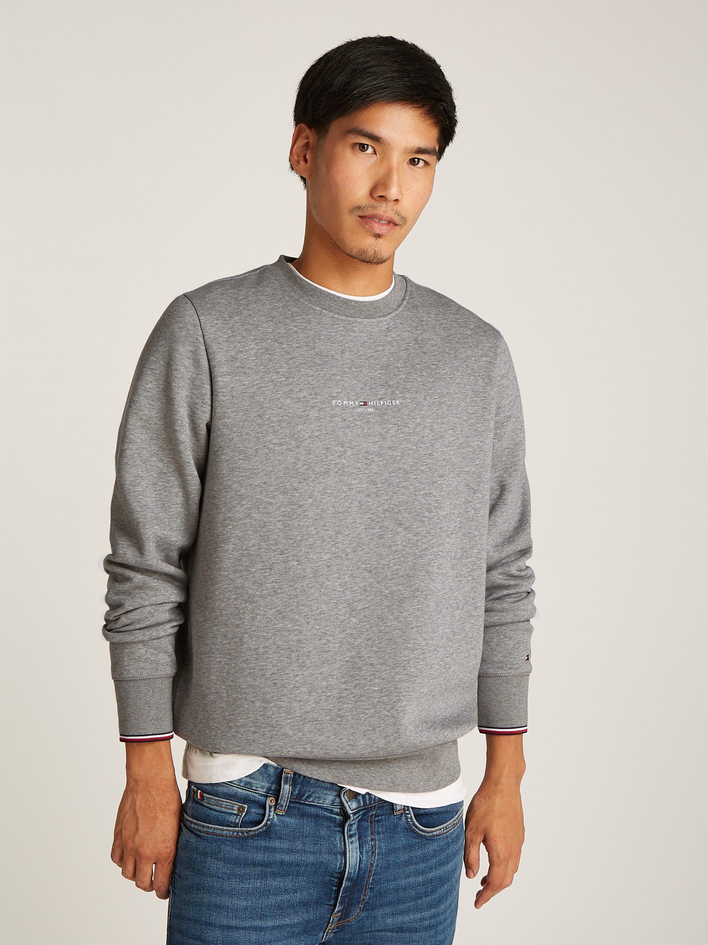 Tommy Hilfiger Sweatshirt TOMMY LOGO TIPPED günstig online kaufen