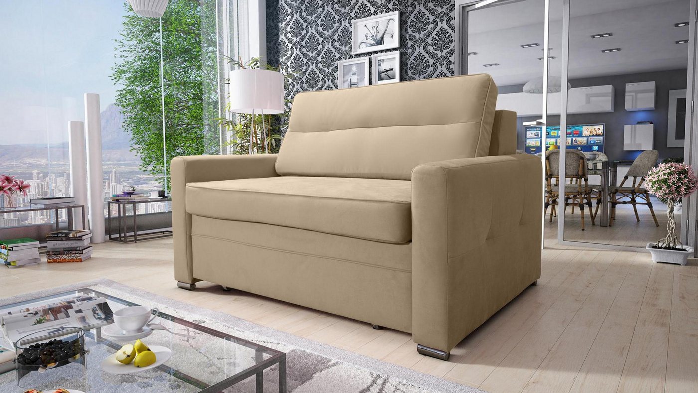 Xlmoebel Sofa Neu Stoff Chesterfield Design Sessel für Lounge Club, 1.5-Sit günstig online kaufen