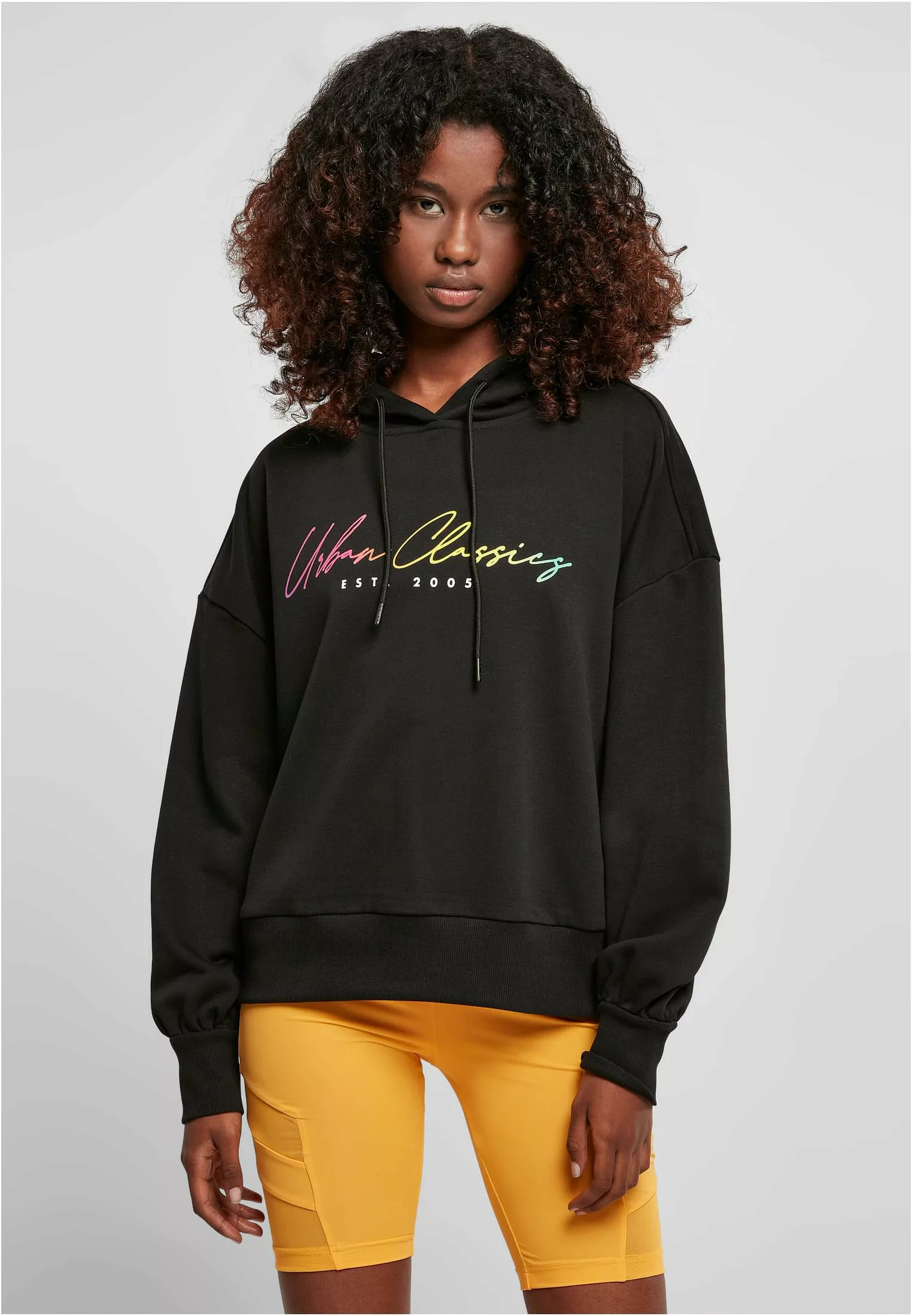 URBAN CLASSICS Kapuzenpullover "Damen Ladies Oversized Rainbow Hoody", (1 t günstig online kaufen