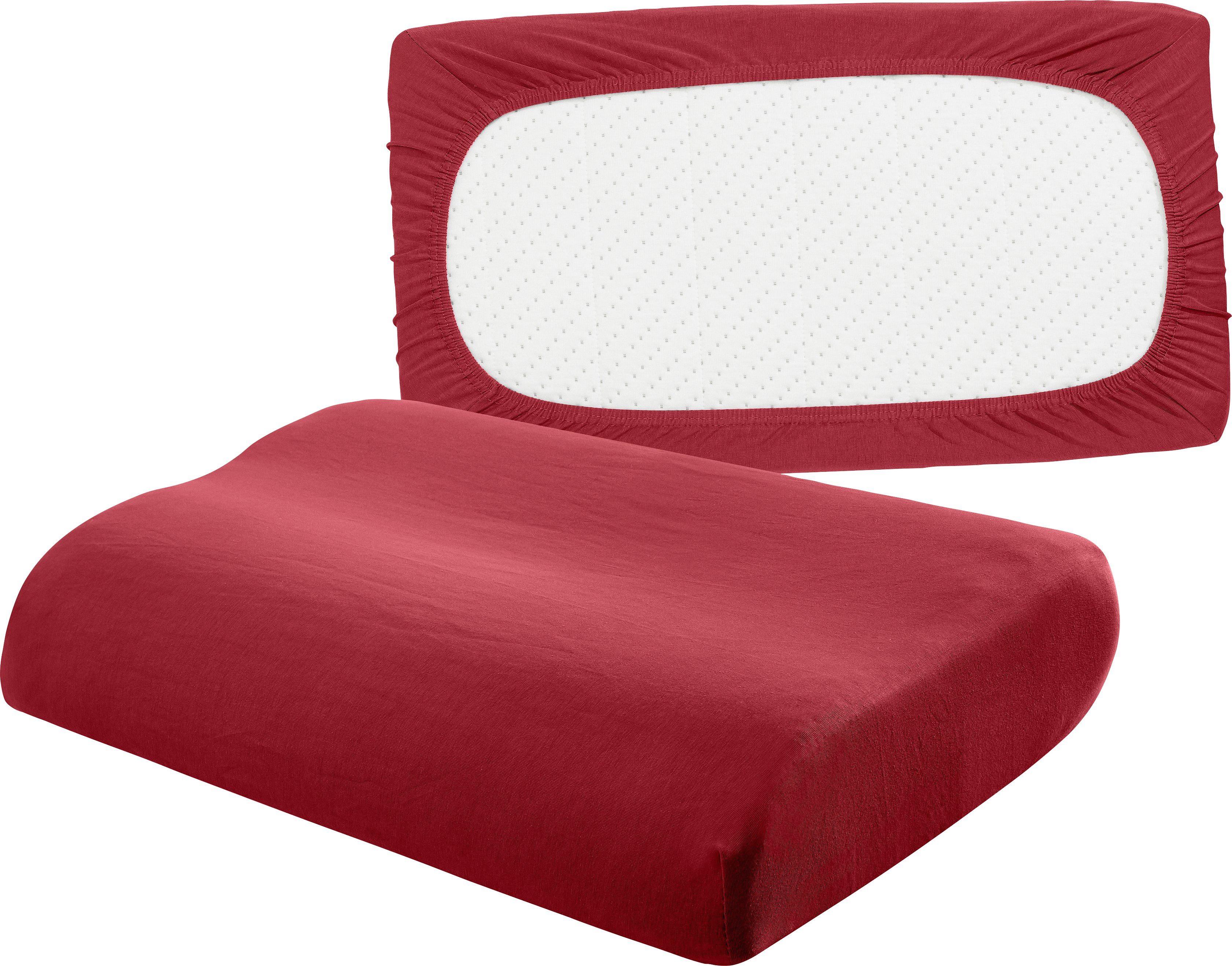 bellana Kissenbezug »Universal Jersey«, (2 St.), passend für Nackenstützkis günstig online kaufen