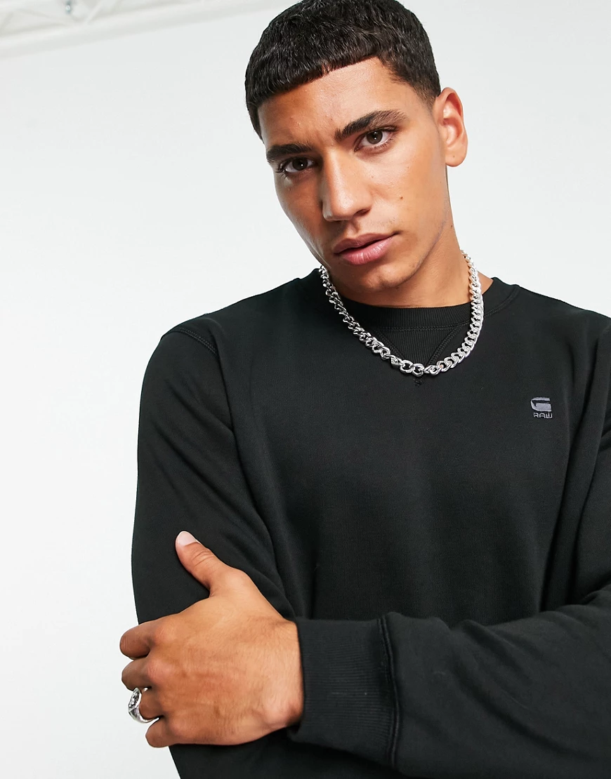 G-star Premium Core Sweatshirt L Dark Black günstig online kaufen