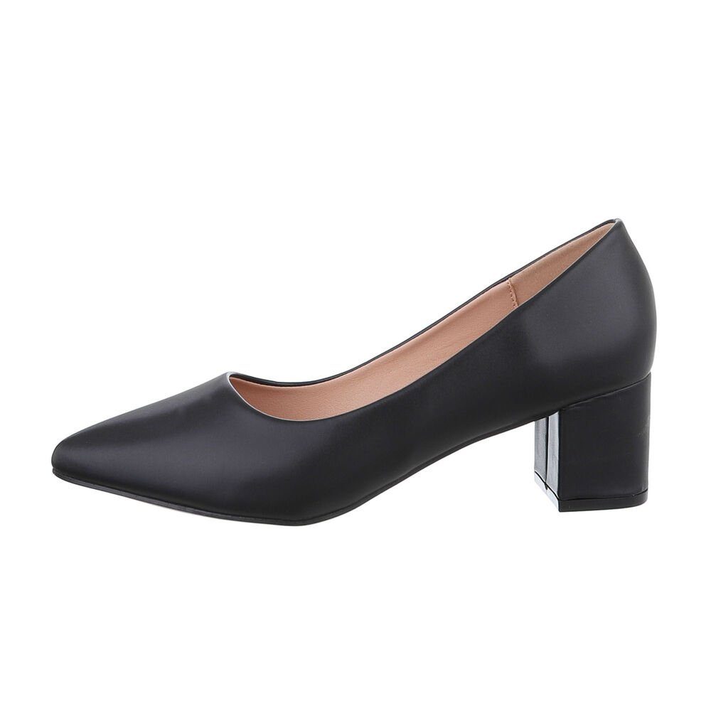 Ital-Design Damen Abendschuhe Elegant Pumps Blockabsatz günstig online kaufen