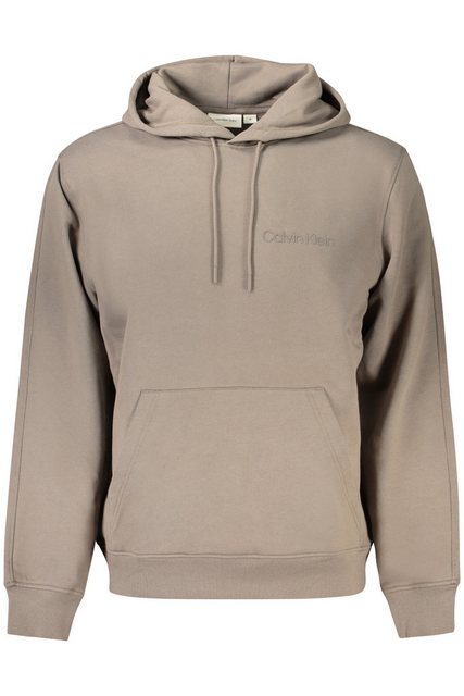 Calvin Klein Jeans Sweatshirt Herren Kapuzenpullover Braun aus Regenerierte günstig online kaufen