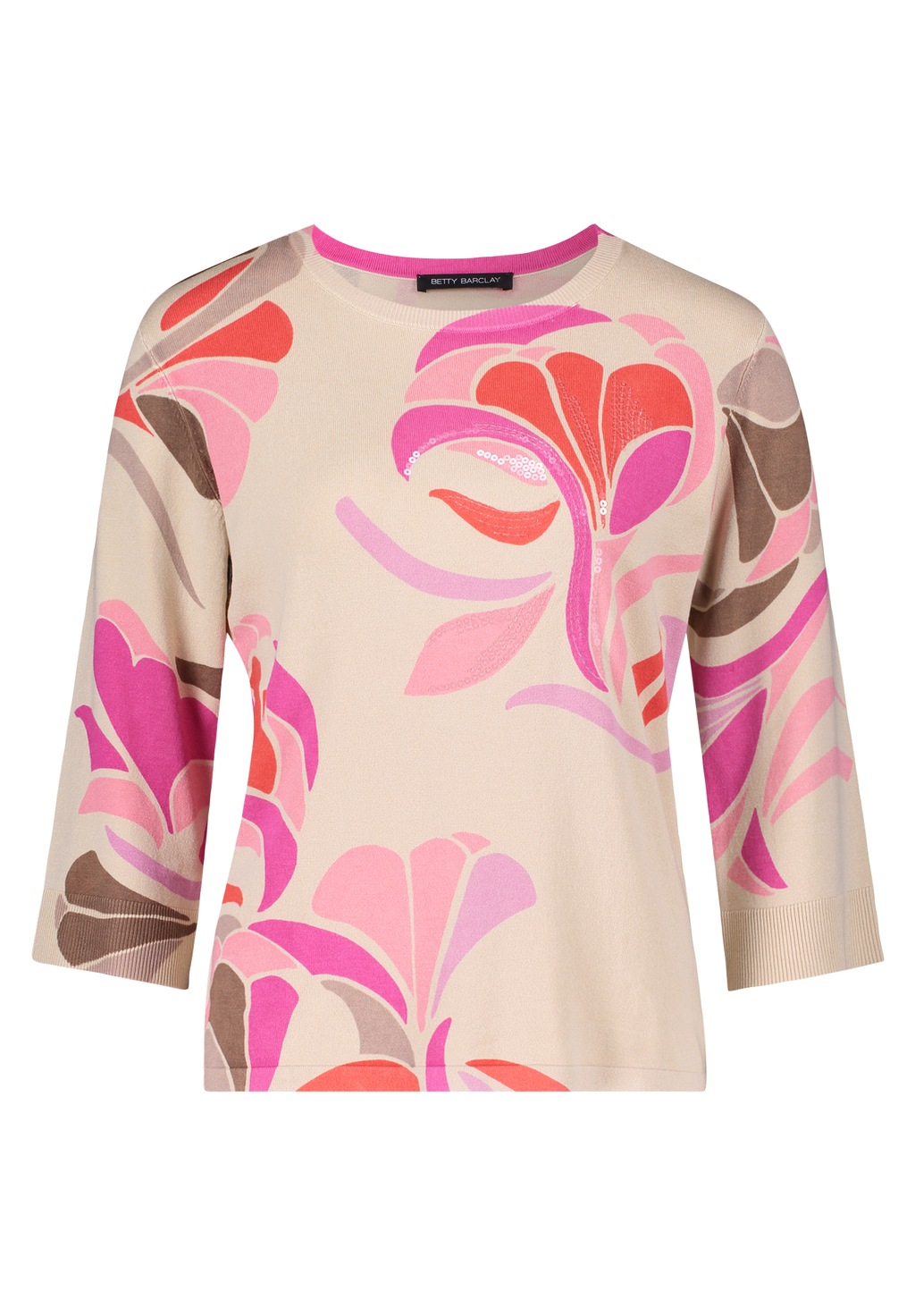 Betty Barclay Strickpullover "Betty Barclay Feinstrickpullover mit Print", günstig online kaufen