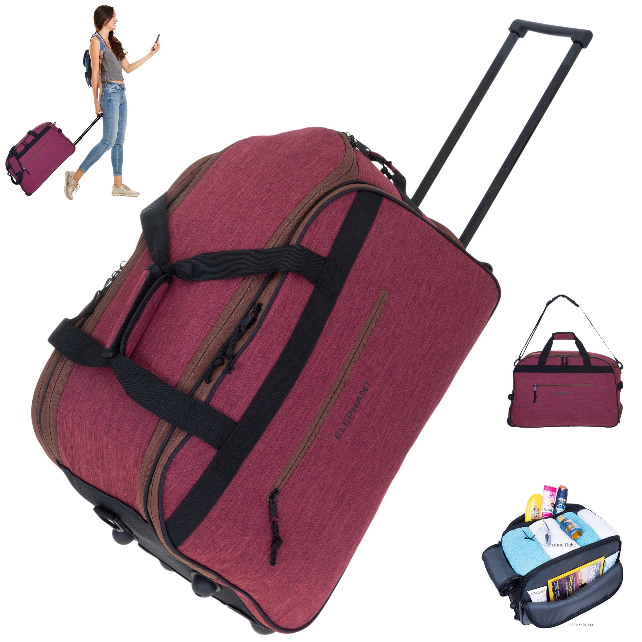 ELEPHANT Trolley Duffle Bag Travel Reisetrolley günstig online kaufen